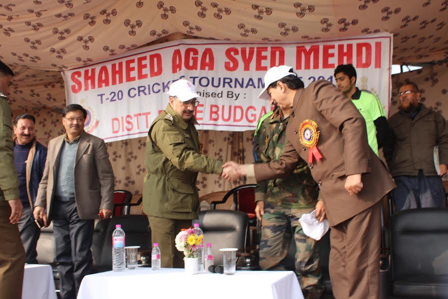 IGP hails youth at Shaheed Aga Syed Mehdi Memorial cricket tourney